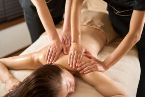 woman receiving shoulder massage at beauty salon 2023 11 27 05 10 58 utc